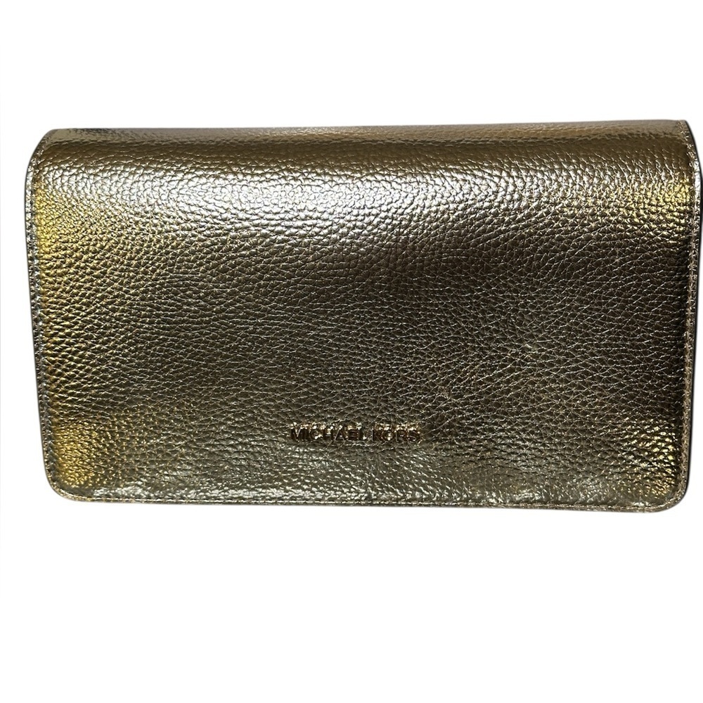 NWT Michael Kors Jet Set Travel Medium Metallic Crossbody Bag. Retail $258.00